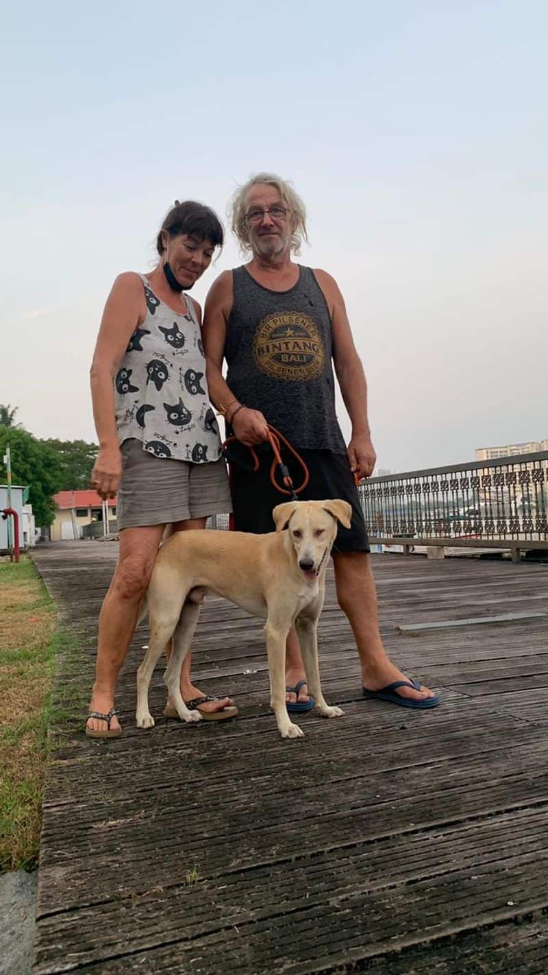 French traveler rescued the dog Bonam from kerala