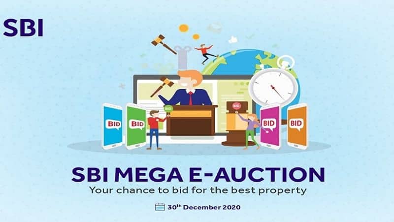 Year Ender 2020 SBI mega e auction properties in some part of india Brd