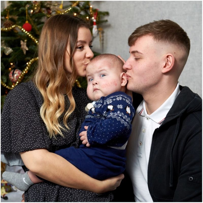 Baby who survived five cardiac arrests returns home to celebrate his first Christmas