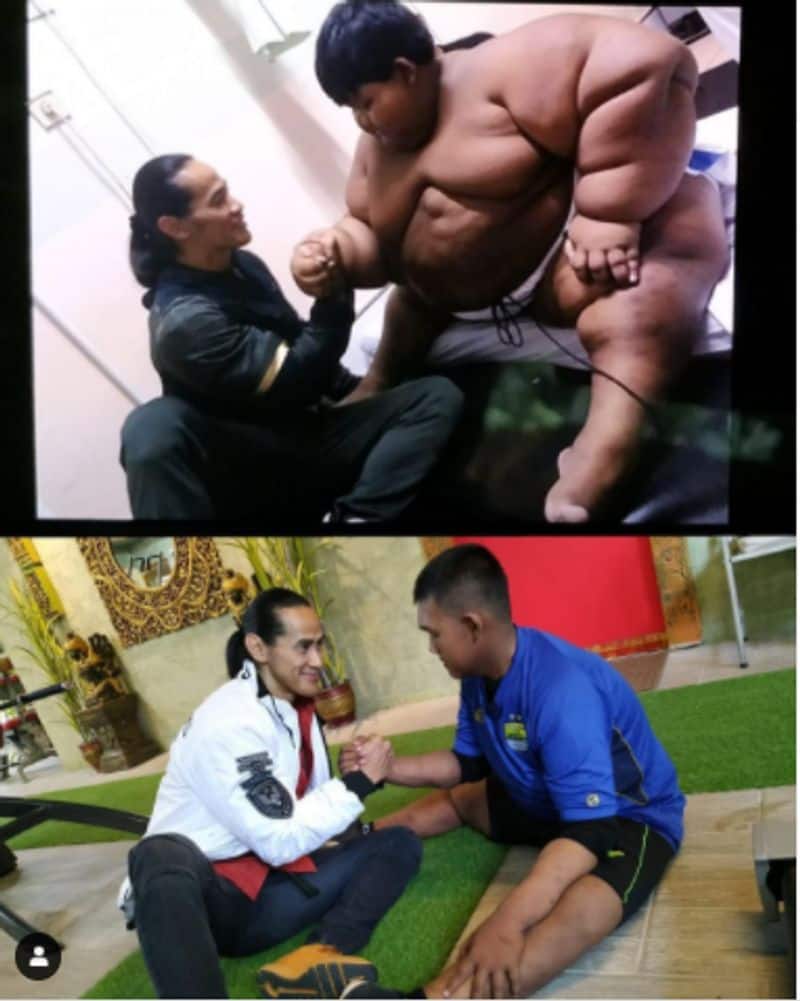 how 190 worlds fattest boy arya permana loss 170 to 83 kg weight loss story