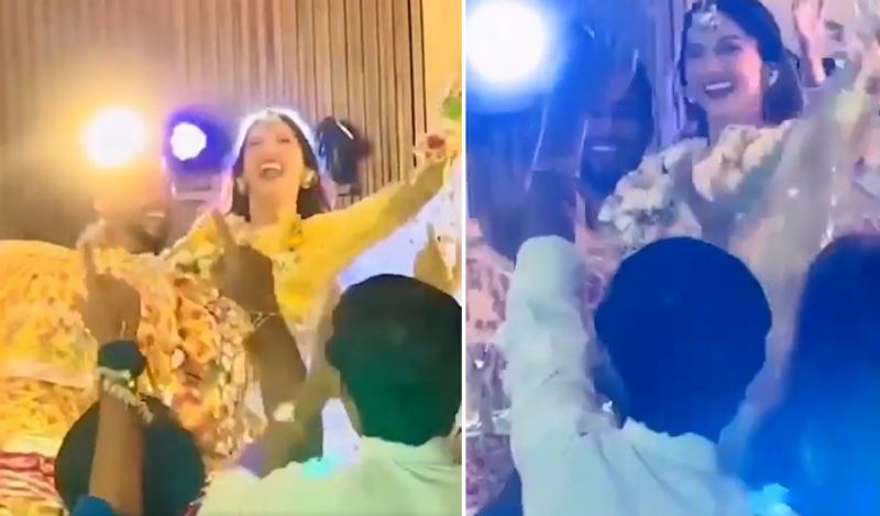 इसके अलावा गौहर अपने 11 साल छोटे ब्वॉयफ्रेंड और परिवार के साथ जमकर थिरकते भी नजर आ रही हैं। इस दौरान कपल के चेहरे पर शादी की चमक देखने लायक थी।