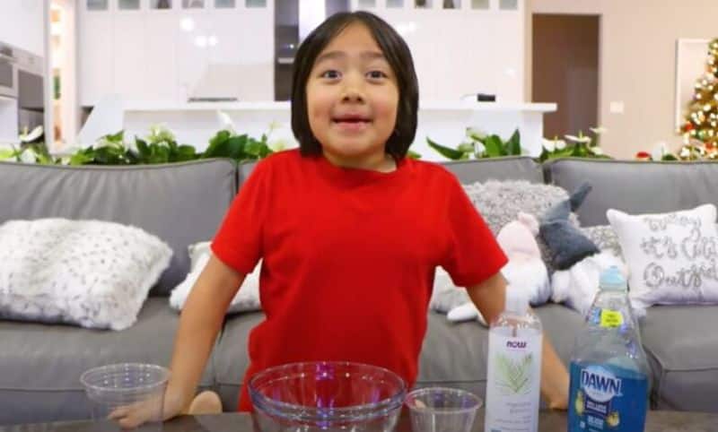 nine year old boy tops YouTube's highest-paid 2020 list