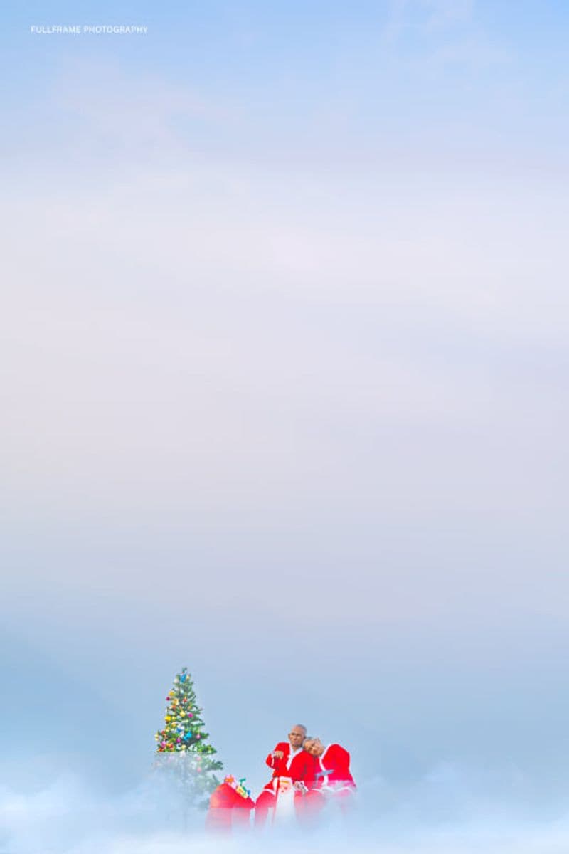 Adam and Eve on a Christmas night Jibi Fullframe photoshoot