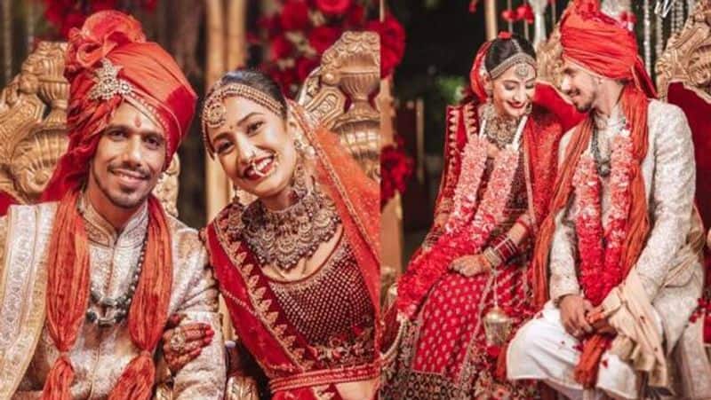 Yuzvendra Chahal and Dhanashree Verma's honeymoon pictures viral on social media spb