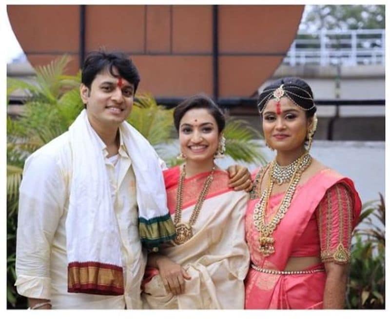 Agnisakshi vaishnavi ethnic look in brother wedding vcs