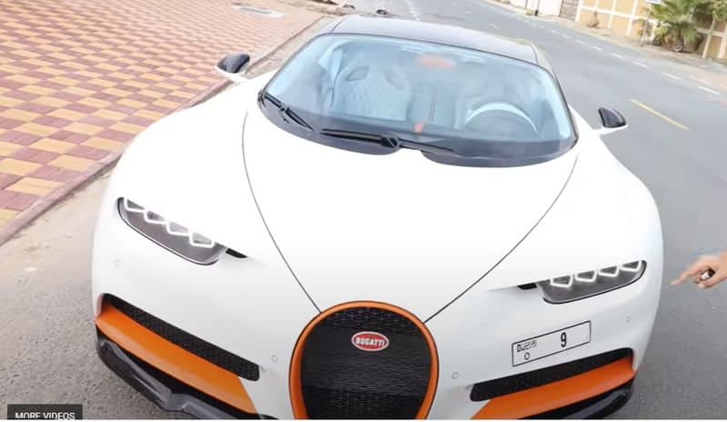 Dubai man spends rs 52 crores on registration number plate for Bugatti Chiron car ckm