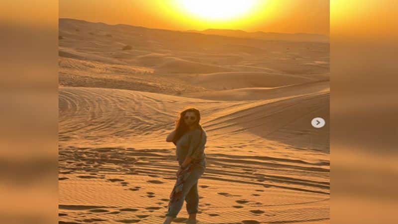 Sania Mirza shares beautiful pictures with son and husband Shoaib Malik at desert safari