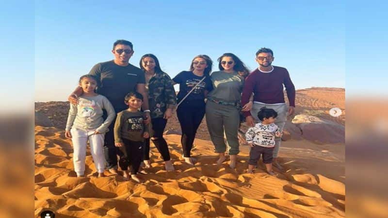 Sania Mirza shares beautiful pictures with son and husband Shoaib Malik at desert safari
