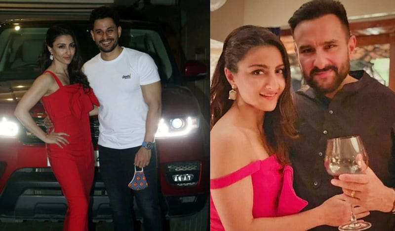 इस डिनर पार्टी को सोहा अली खान ने पति कुणाल खेमू के साथ ज्वॉइन किया था। कुणाल को जहां व्हाइट कलर के आउटफिट में देखा गया वहीं सोहा रेड ड्रेस में बेहद खूबसूरत लग रही थीं।