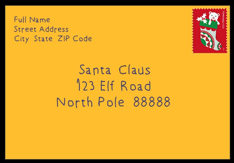 What happens to letters sent to Santa