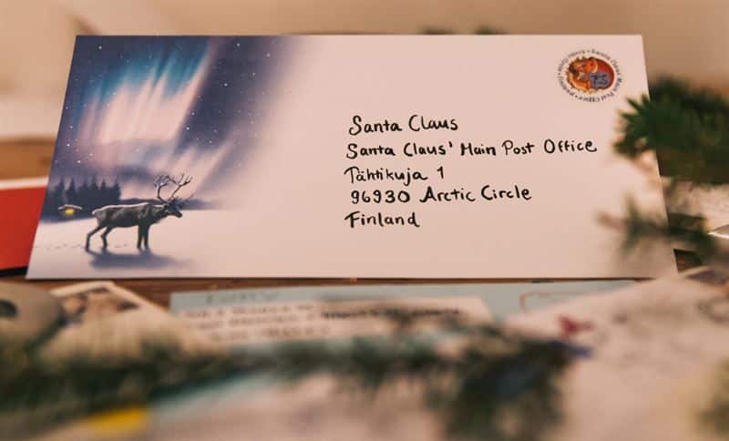 What happens to letters sent to Santa