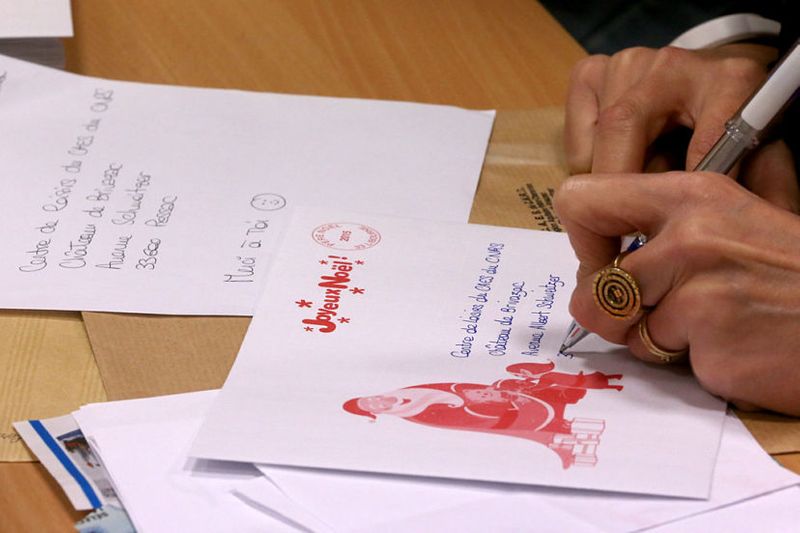 What happens to letters sent to Santa