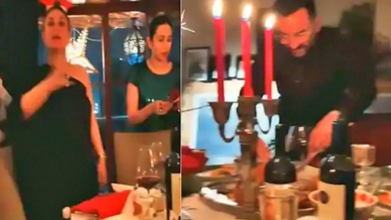 सैफ अली खान और करीना ने पूरे परिवार के साथ क्रिसमस त्योहार मनाया। क्रिसमस ईव पर पूरा परिवार एक ही जगह इकठ्ठा हुआ और सेलिब्रेट किया।