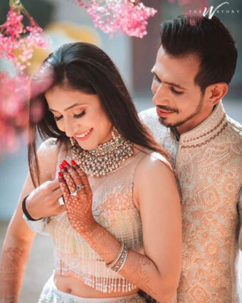 Yuzvendra Chahal shares cool pictures with newly wed wife Dhanashree Verma