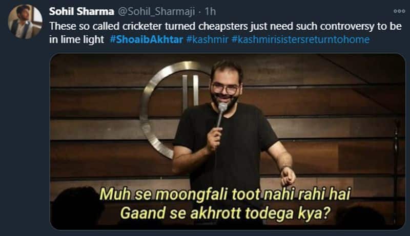 Twitter lashes out at Shoaib Akhtar for his 'Capture Kashmir' comments-ayh