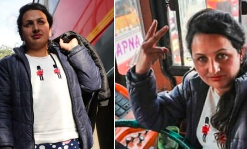 Meet Pooja Devi, The First Woman Bus Driver From Jammu And Kashmir lns