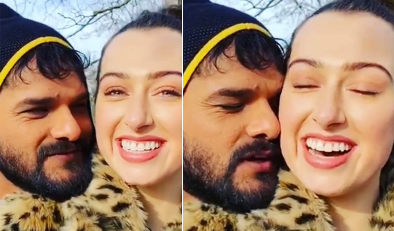 खेसारी के इस वीडियो को देख यूजर्स तरह-तरह के कमेंट्स कर रहे हैं। एक यूजर ने लिखा, 'भउजी देखियें ना ता बवाल हो जाई घरवां।' दूसरे ने लिखा, 'तुम्हारा शादी हो गया था ना शरम नहीं आता तुमको खेसारी छी।'
