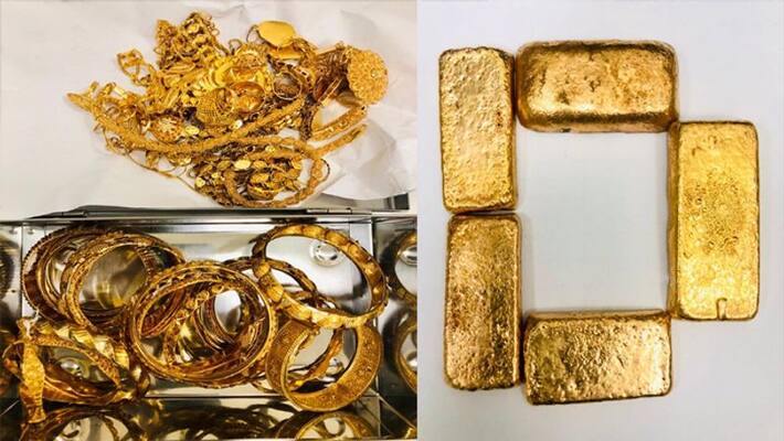 Woman held with 2 kg gold at RGIA Hyderabad Woman held with 2 kg gold at RGIA Hyderabad