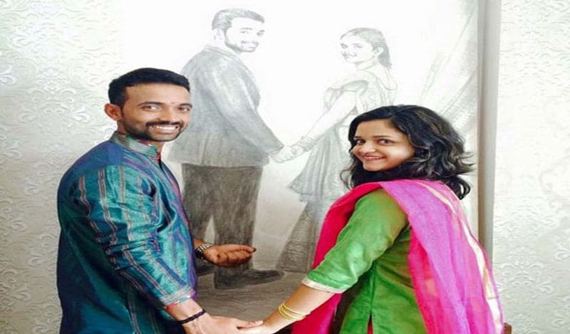 Ind vs Aus, Lets know about the love story of Ajinkya Rahane and Radhika spb