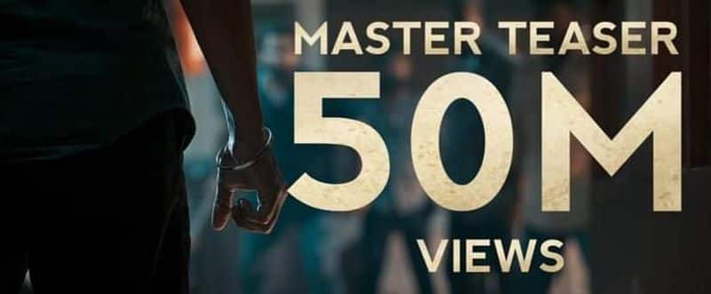 Master teaser hit 50 million views in youtube