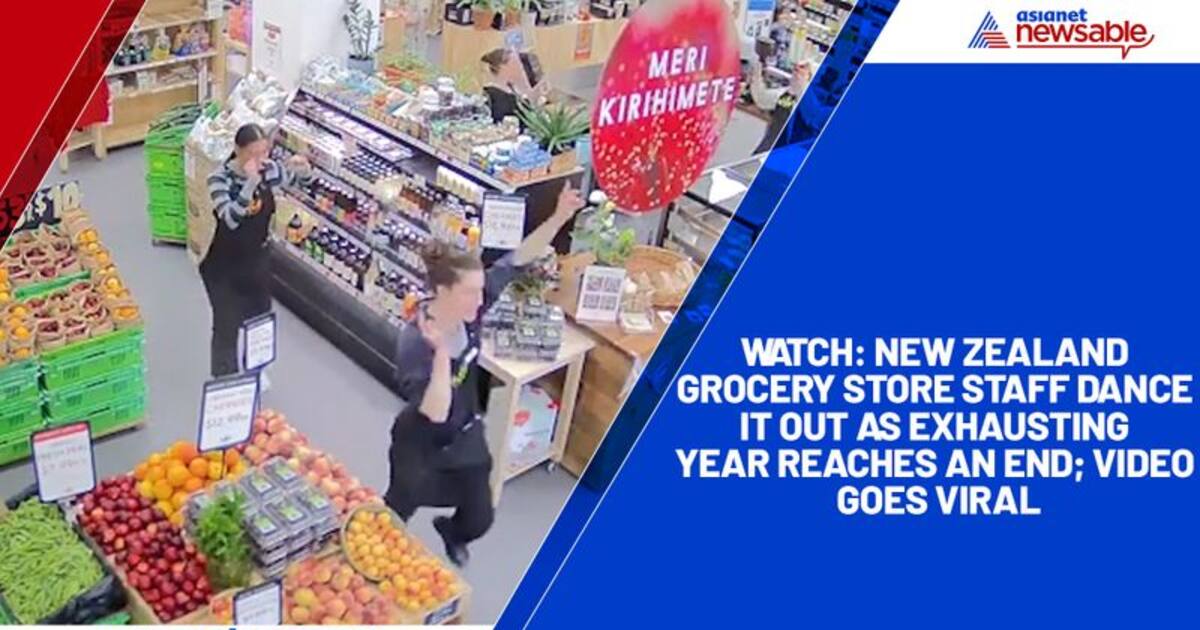 Watch New Zealand grocery store staff dance it out as exhausting year