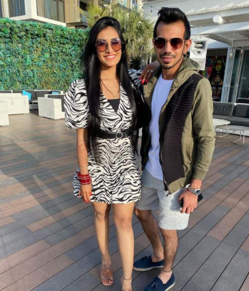 Yuzvendra Chahal shares cool pictures with newly wed wife Dhanashree Verma