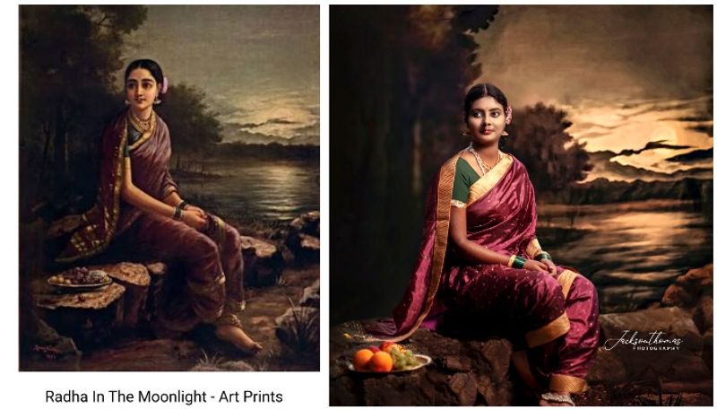 raja ravi varma painting shoot