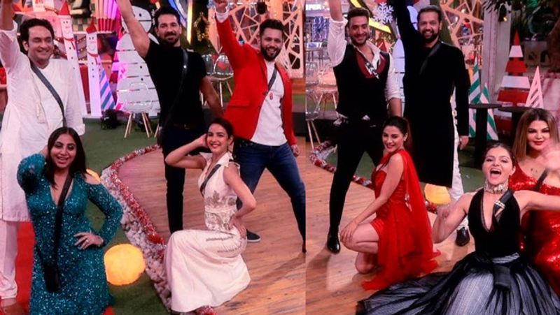 बिग बॉस कंटेस्टेंट्स ने सलमान के बर्थडे पर उनके फेमस गानों पर डांस परफॉर्मेंस दी। राहुल महाजन, रुबीना दिलाइक ने साथ में परफॉर्मेंस दी।
