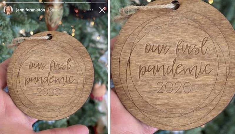 Jennifer Aniston receives backlash for our first pandemic ornament