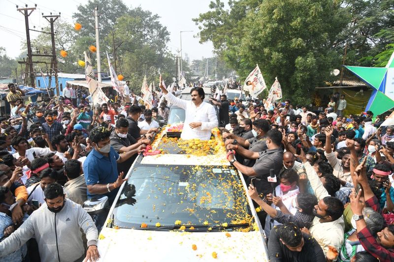 ఈ అసెంబ్లీ నియోజకవర్గంలోని 60 గ్రామపంచాయితీల్లో 37 స్థానాల్లో వైసీపీ మద్దతుదారులు విజయం సాధించారు. ఈ స్థానాల్లో జనసేన బలపర్చిన అభ్యర్ధులు రెండో స్థానంలో నిలిచారు. 10 స్థానాల్లో జనసేన మద్దతుదారులు విజయం సాధించారు.