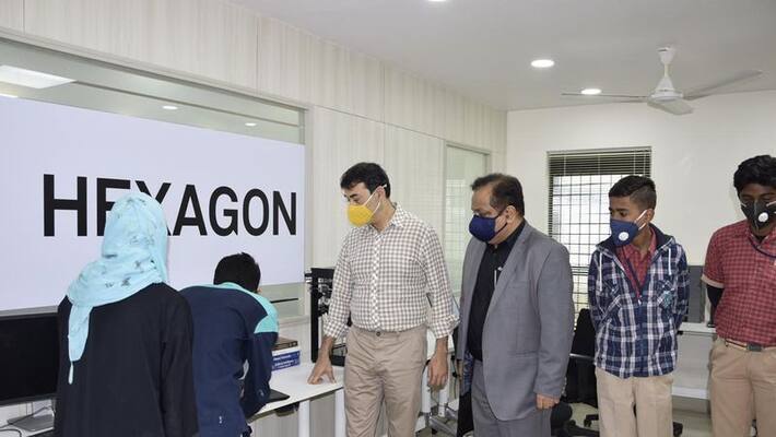 Hexagon opens HexArt Institute India's First Artificial Intelligence Community Center in Partnership with NASSCOM Foundation Hexagon opens HexArt Institute India's First Artificial Intelligence Community Center in Partnership with NASSCOM Foundation