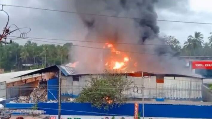 Kozhikode fire Nirav plastic recycling center operated without license says authorities Kozhikode fire Nirav plastic recycling center operated without license says authorities