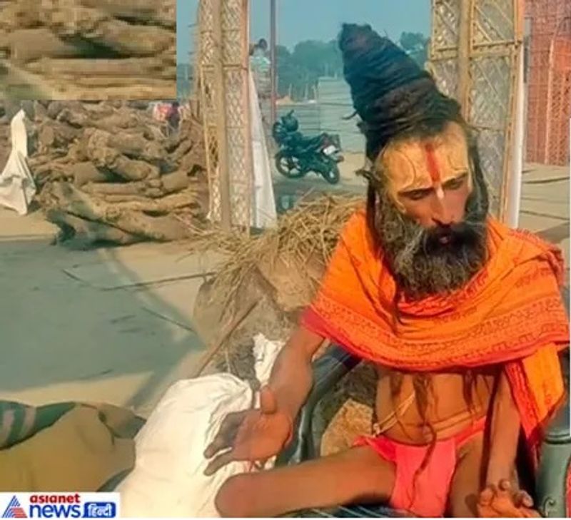 वाराणसी के पिलखी में निवासी महर्षी दयाशंकर दास 12 साल से अन्न नहीं खाते हैं। वे पोलियो से ग्रसित हैं। वह बताते हैं कि मैं रात 11 बजे मूंगफली और गुड़ खाकर रहता हूं। वह हर साल कल्पवास करने आते हैं।
