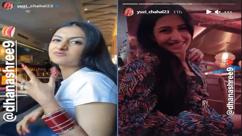 MS Dhoni, Sakshi hosts new married Yazvendra Chahal, DhanaSree Verma  party in Dubai CRA