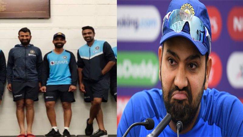 दरअसल, ऑफ स्पिनर रविचंद्रन अश्विन ने सोशल मीडिया पर एक तस्वीर पोस्ट की जिसमें वह पुजारा, रवींद्र जडेजा, उमेश यादव, अजिंक्य रहाणे और जसप्रीत बुमराह के साथ मेलबर्न क्रिकेट ग्राउंड (MCG) के बैकग्राउंड में ऑनर्स बोर्ड के साथ नजर आ रहे हैं। इस फोटो में चेतेश्वर पुजारा को देख अन्य खिलाड़ी अपनी हंसी कंट्रोल नहीं कर पाए।
(फोटो सोर्स- इंस्टाग्राम)