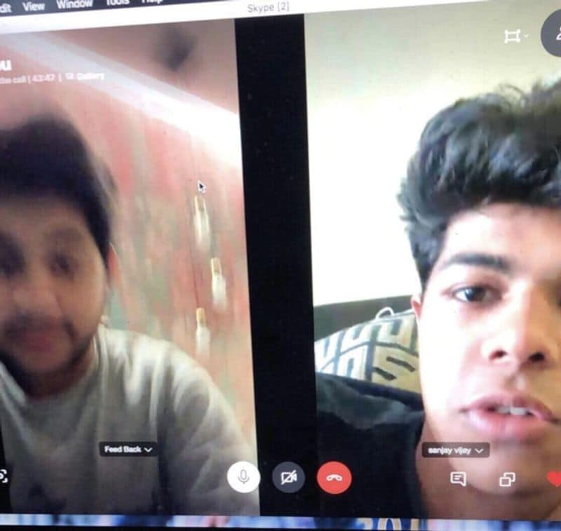 Vijay and ARRahman's sons Jason Sanjay and AR Ameen bond over video call