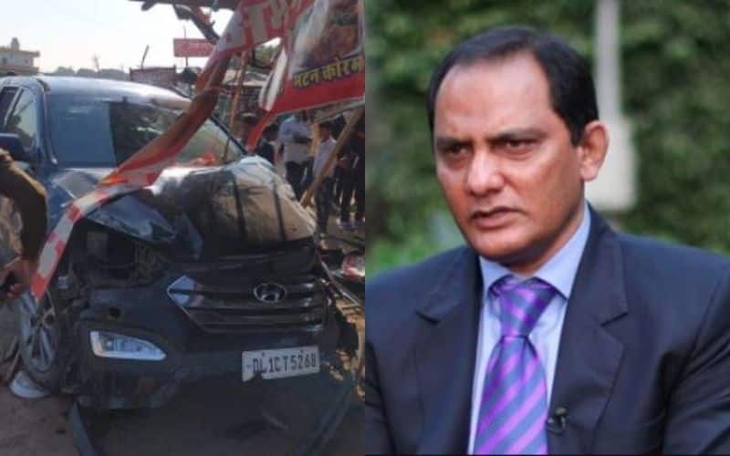 Former India captain Mohammad Azharuddin meets an car accident in Rajasthan spb