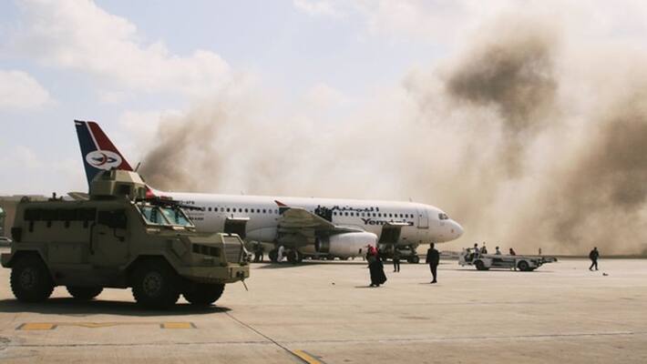 explosions in Yemen many killed in attack by Iran-backed Huthi rebels KPP explosions in Yemen many killed in attack by Iran-backed Huthi rebels KPP