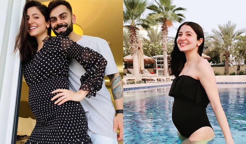 Actress Anushka Sharma poses with baby bumb and pregnancy hide secrete going viral