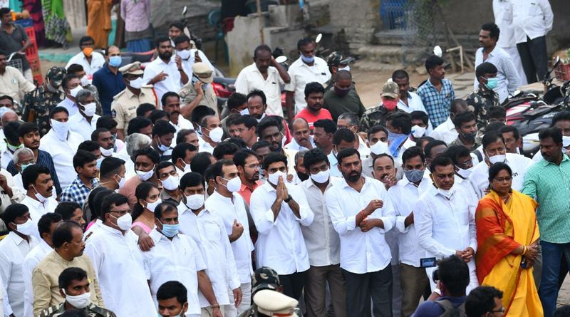 kadapa tdp leader nandam subbaiah cremation completed