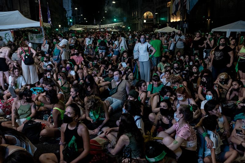 Argentina built a law in controlled abortion