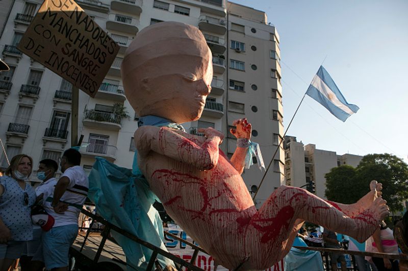Argentina built a law in controlled abortion