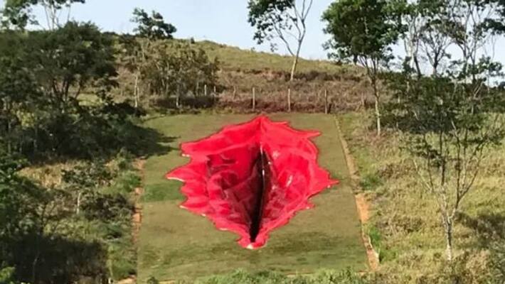 vagina sculpture opened debate in Brazil vagina sculpture opened debate in Brazil
