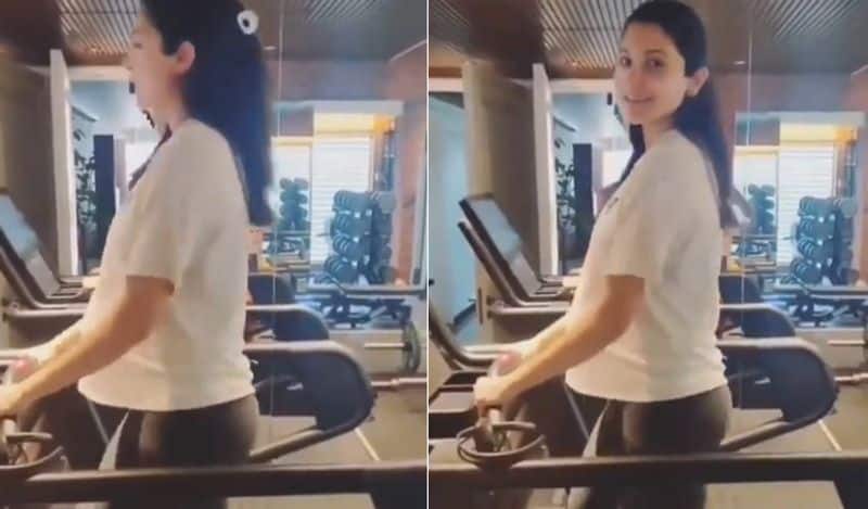 anushka sharma workout in 9th month of pregnancy vcs