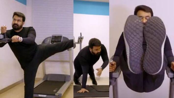 mohanlal workout video viral mohanlal workout video viral