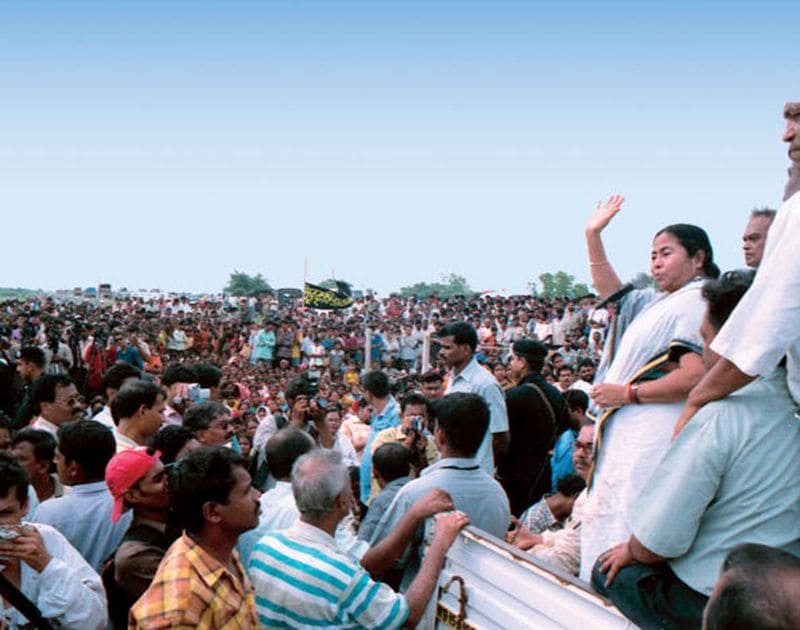 <p>২০০৮ সালে পঞ্চায়েত নির্বাচনে পূর্ব মেদিনীপুর এবং দক্ষিণ ২৪ পরগনা জেলাপরিষদে জয়ী হয় তৃণমূল কংগ্রেস। নন্দীগ্রাম এবং সিঙ্গুরেও জয়ী। শক্ত হয় রাজনৈতির জমি।</p>