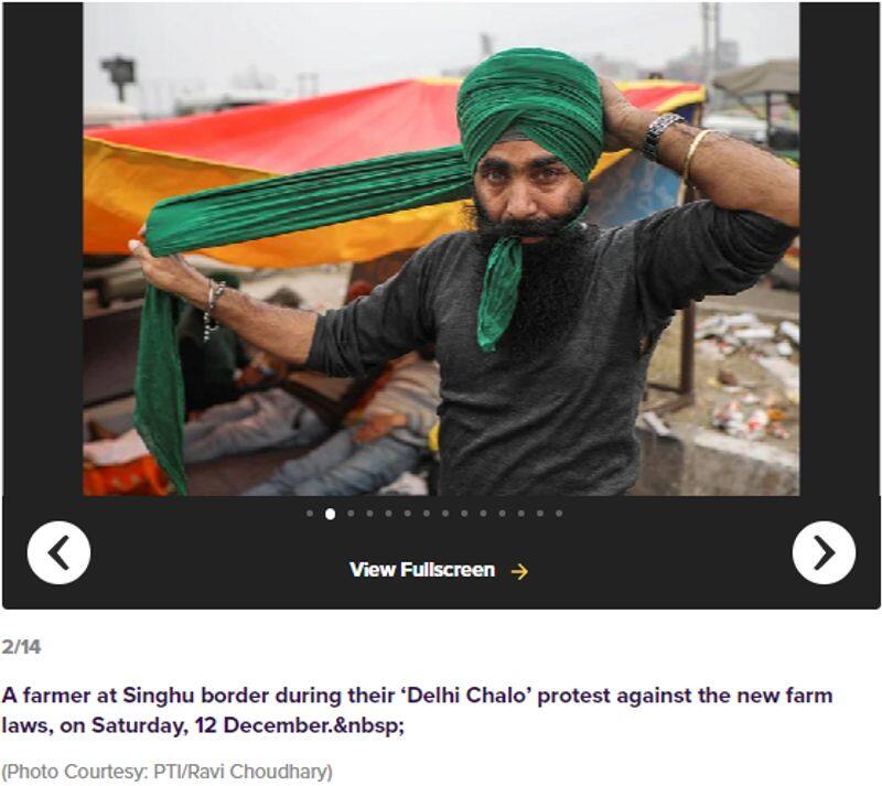 national geographic magazine cover on farmers protests in delhi is fake