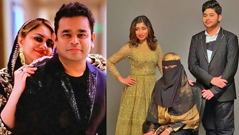 रहमान के बारे में तो लोग काफी कुछ जानते हैं लेकिन उनकी फैमिली के बारे में कम ही लोगों को पता है। रहमान की पत्नी का नाम सायरा बानो है। रहमान ने 12 मार्च, 1995 को सायरा से शादी की थी। शादी के वक्त रहमान की उम्र 27 जबकि सायरा की 21 साल थी। उनकी दो बेटियां खतीजा और रहीमा हैं, जबकि बेटे का नाम अमीन है।
