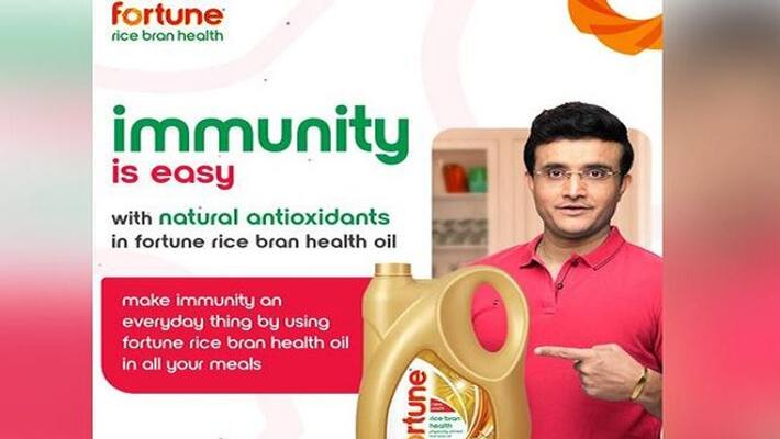 Adani Wilmar has halted all advertisements of its Fortune Rice Bran cooking oil featuring Sourav Ganguly Adani Wilmar has halted all advertisements of its Fortune Rice Bran cooking oil featuring Sourav Ganguly
