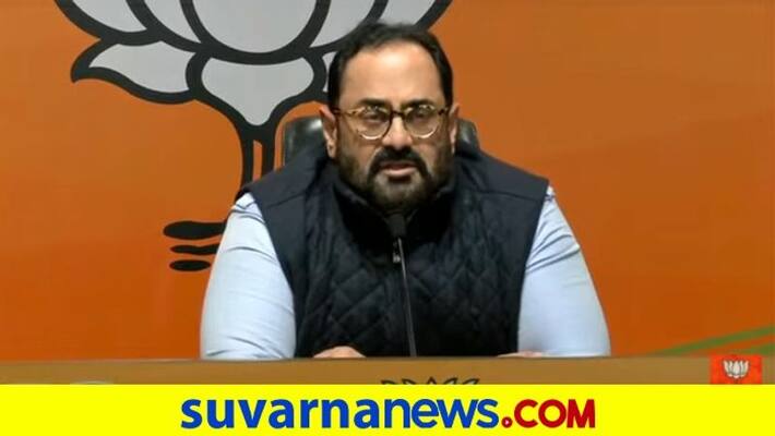 Voters rejecting fake political parties says MP Rajeev Chandrasekhar pod Voters rejecting fake political parties says MP Rajeev Chandrasekhar pod